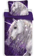 BrandMac Unicorn Purple bedding set 140×200cm, 70×90 cm