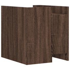 Petromila vidaXL Nočná skrinka hnedý dub 45x50x50 cm kompozitné drevo