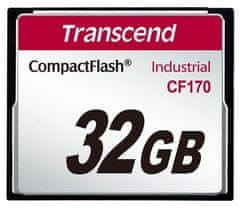 Transcend 32GB INDUSTRIAL CF CARD CF170 pamäťová karta (MLC)
