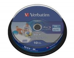 VERBATIM BD-R SL media - 10ks, 6x, 25GB 43804