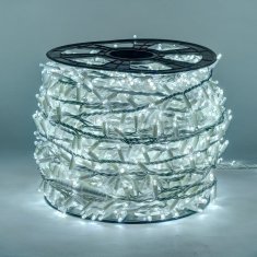 DecoLED DecoLED LED svetelná reťaz - 100m, ľadovo biela, 2000 diód, biely kábel