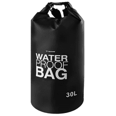 Trizand nepremokavá taška 30L, čierna, materiál PVC, rozmery 41,5 x 57 cm