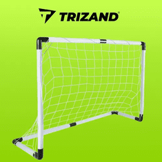 Trizand Detský futbalový set: bránka, lopta a pumpa, plastový rám, rozmery 120x40x80 cm