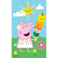 Carbotex Detský uterák 30/50cm Peppa Pig, PP211097