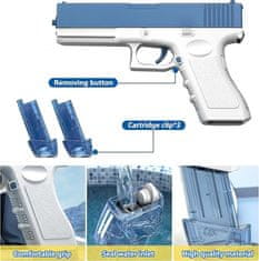 bHome Automatická vodná pištoľ Spray so zásobníkmi modrá