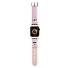 Karl Lagerfeld Remienok Karl and Choupette Head NFT pre Apple Watch 42/44/45/49 Pink