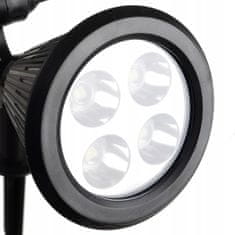 Gardlov  24002 Záhradný solárny 4 LED reflektor, IP65, 120 lm