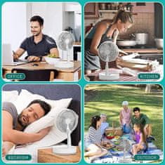 HOME & MARKER® Stolný elektrický ventilátor USB | FOLDICOOL