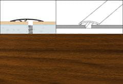 Eurofinal Prechodové lišty 8 cm x 90 cm- orech