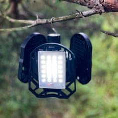 Trizand  23959 Kempingová solárna lampa s háčikom 6000K, 3000 lm, IPX4