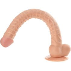 XSARA Umělý penis - dlouhý 42cm - dong, gelové dildo na přísavce - 75657995