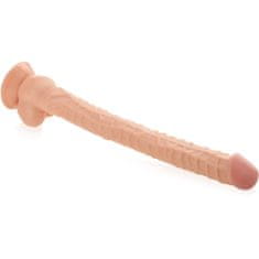 XSARA Umělý penis - dlouhý 42cm - dong, gelové dildo na přísavce - 75657995