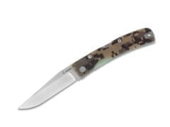 Manly MAN-01ML022 Peak (Two handed) Desert Camo vreckový nôž 9,4 cm, maskovacia, G10