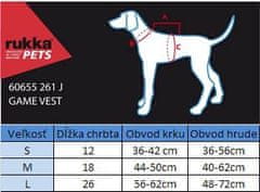 RUKKA PETS Bezpečnostná reflexná vesta Rukka Game vest S oranžová