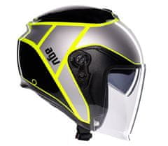 AGV IRIDES E2206 DAVAO BLACK/GREY/YELLOW FLUO vel. XS