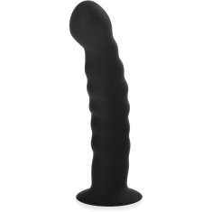XSARA Silikonové dildo umělý penis strap-on na nastavitelných popruzích - 76415316