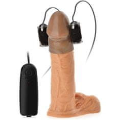 XSARA Stimulátor žaludu gelový návlek vibrátor na penis masturbátor - 70064612