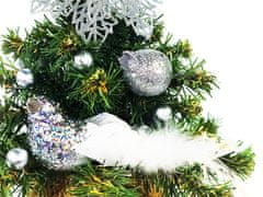 LAALU Zdobený umelý vianočný stromček so 16 ozdobami TINY 3 v kvetináči 25 cm