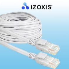 Izoxis 30 m LAN kábel 22532, PVC kryt, konektory RJ45, prenosová rýchlosť 10/100 Mbps