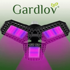 Gardlov LED lampa na pestovanie rastlín 108 diód, 8 W, červené a modré svetlo, závit E27