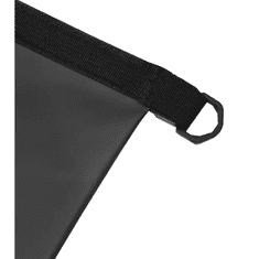 Trizand Vodotesná taška 10L, čierna, materiál PVC, rozmery 29,5 x 51,5 cm
