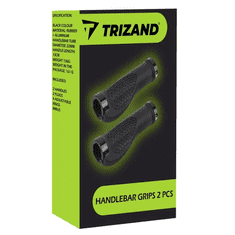 Trizand Rukoväte riadidiel 23230, čierne, guma + hliník, priemer 22 mm