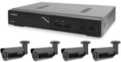 Avtech Kamerový set 1x AVTech NVR AVH1109 a 4x 5MPX IP Bullet kamera AVTech AVM5547 + 4x Kábel UTP 1x RJ45 - 1x RJ45 Cat5e 15m!