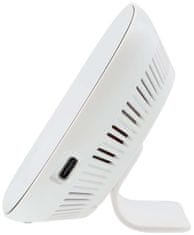 Nedis Wi-Fi chytrý monitor kvality ovzduší/ včetně displeje/ Oxid uhličitý (CO2)/ teplota / vlhkost/ černo-bílý