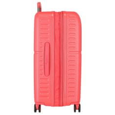 Jada Toys PEPE JEANS Highlight Coral, Sada luxusných ABS cestovných kufrov 70cm/55cm,768952D