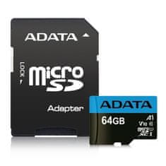 A-Data Pamäťová karta ADATA Micro SDXC 64GB U1 AUSDX64GUICL10A1-RA1