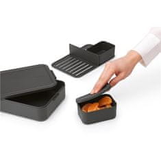 Jídelní box Bento Make &amp; Také, dark grey