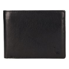 Lagen Pánska kožená peňaženka LG-7648 BLK