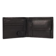 Lagen Pánska kožená peňaženka LG-7648 BLK