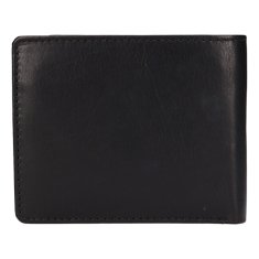 Lagen Pánska kožená peňaženka LG-7655/H BLK