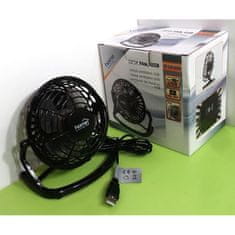 Home Ventilátor stolový na USB HOME TF10USB čierny 10cm