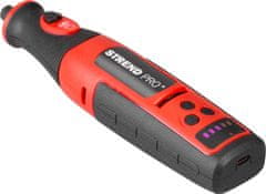 Strend Pro Brúska Strend Pro, mini, priama, vŕtanie a brúsenie, 8 V, 1500 mAh, s príslušenstvom