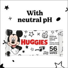 Huggies vlhčené ubrousky wipes Mickey Mouse 10 x 56 ks