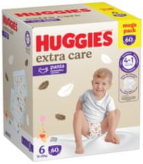 Huggies Extra Care Pants 6, 60 ks