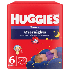 Huggies Overnights Pants 6, 22 ks