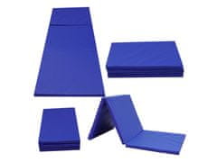 JAKS Jaks gymnastická žinenka 195x85x15 cm tmavo modrá (t25)