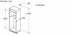 Bosch Vestavná kombinovaná chladnička KBN96VFE0