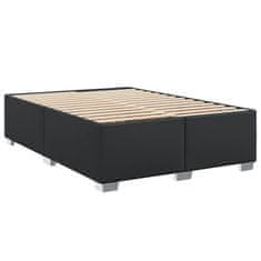 Petromila vidaXL Boxspring posteľ s matracom čierna 160x200 cm umelá koža