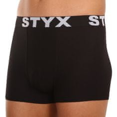 Styx Pánske boxerky športová guma nadrozmer čierne (R960) - veľkosť 4XL