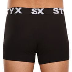 Styx Pánske boxerky športová guma nadrozmer čierne (R960) - veľkosť 4XL