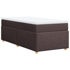 Petromila vidaXL Boxspring posteľ s matracom tmavohnedá 100x200 cm látka