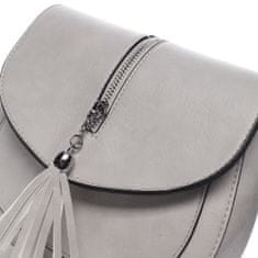 Romina & Co. Bags Štýlová crossbody kabelka so strapcami Federica, šedá