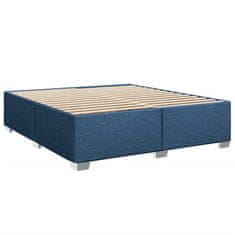 Petromila vidaXL Boxspring posteľ s matracom modrá 200x200 cm látka