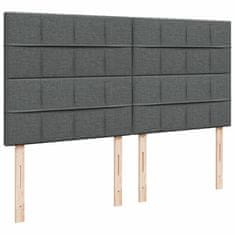 Petromila vidaXL Boxspring posteľ s matracom tmavosivá 200x200 cm látka