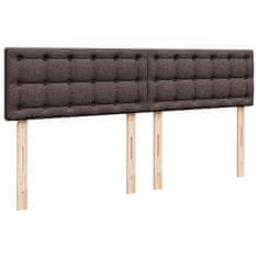 Petromila vidaXL Boxspring posteľ s matracom tmavohnedá 200x200 cm látka