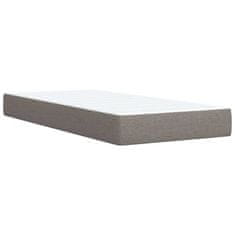 Petromila vidaXL Boxspring posteľ s matracom sivohnedý 100x200 cm látka